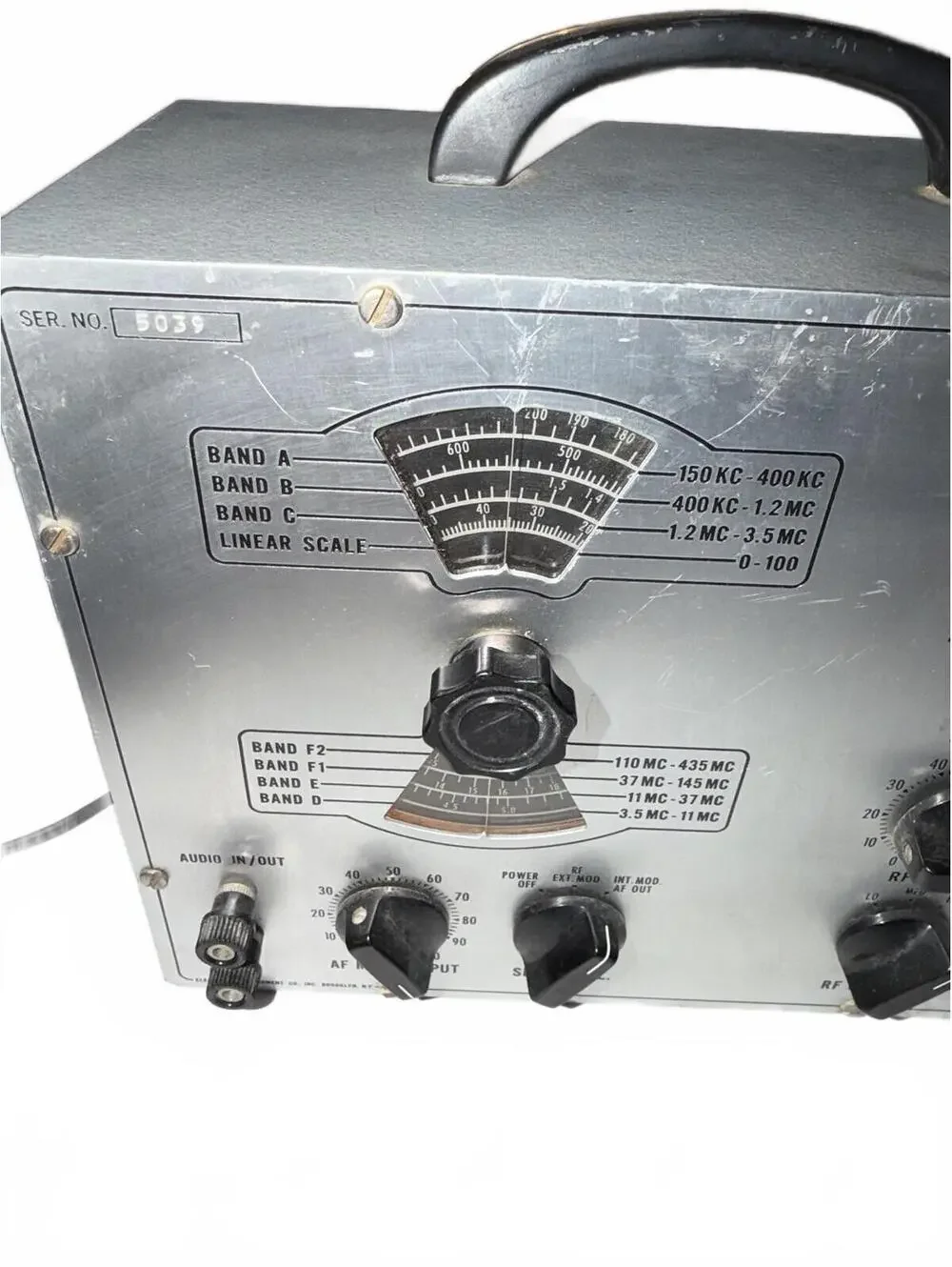 Seicol Model 324 Signal Generator Powers On Untested